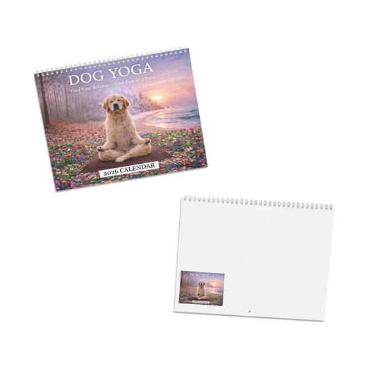 Dog Yoga Calendar (2026)