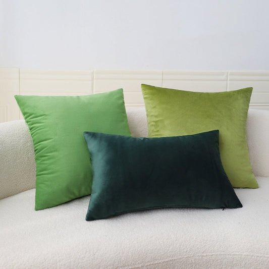 3-Piece Coordinated Pillow Cover & Insert Bundle – Well mixed color of greens pillow covers with inserts great combinations – Fancy & Stacy