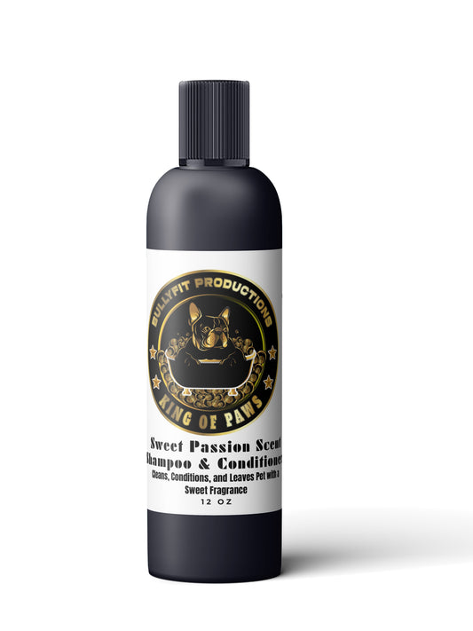 BullyFIT x King Of Paws Sweet Passion 5 in 1 Pet Shampoo & Conditioner 12oz