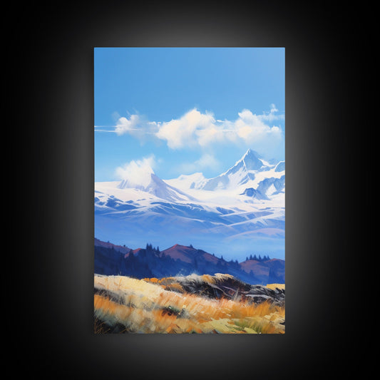 3 Panel Rocky Mountains | Framed Canvas Print