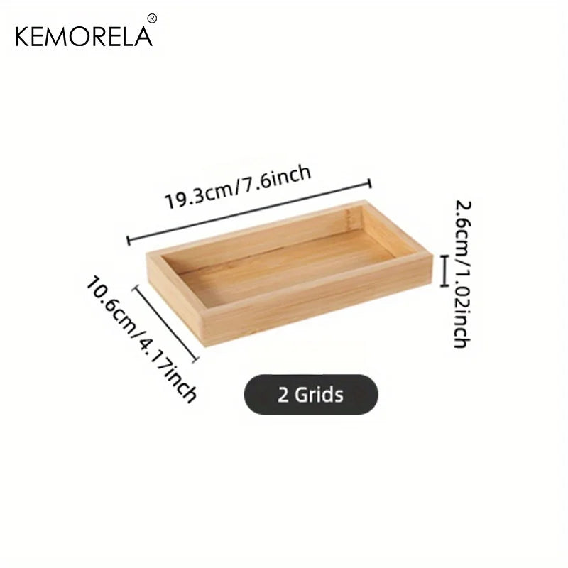 Decorbites™ Bamboo Wooden Rectangular Tea Tray uncategorized / needs cleanup with nature-inspired artwork - product view 14
