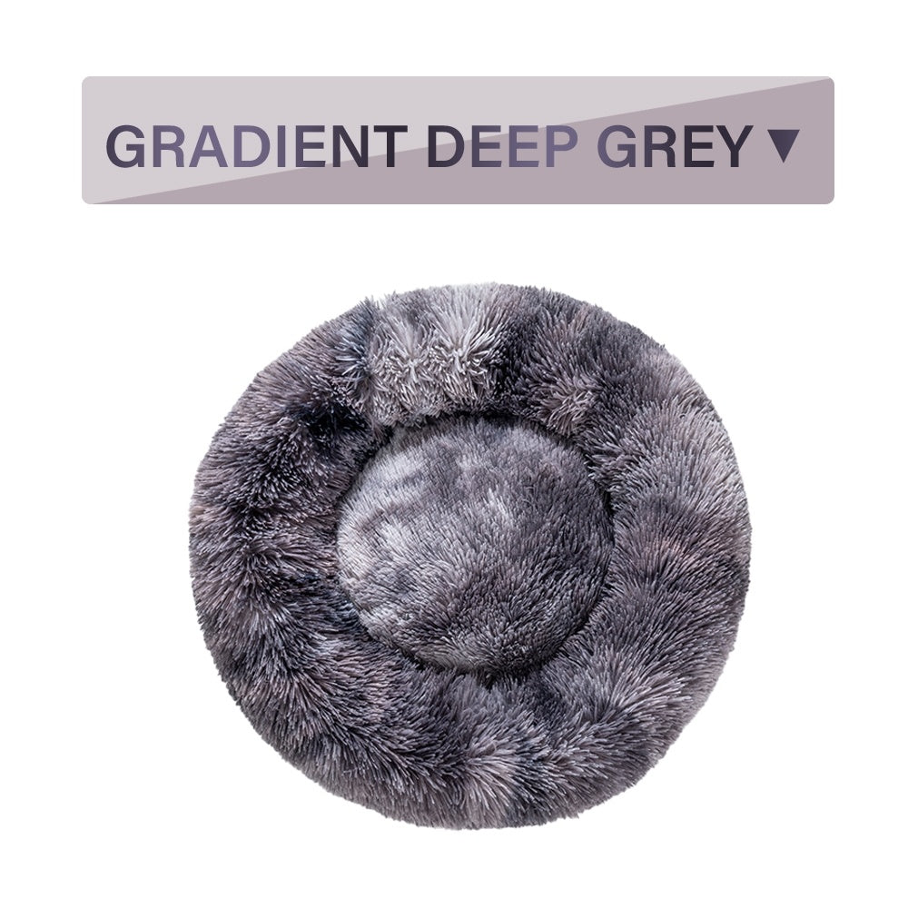 Fluffy Donut Dog Bed uncategorized / needs cleanup with nature-inspired artwork - product view 16