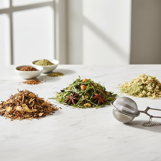 Loose Tea Piles with Infuser