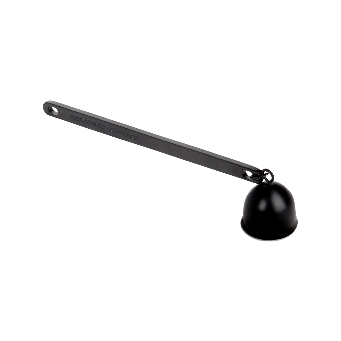 Matte black candle snuffer
