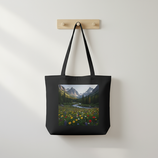 Tote hanging on wall
