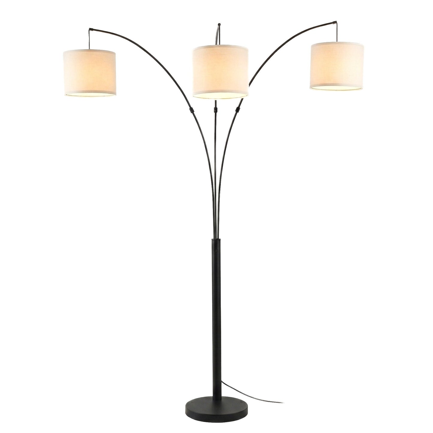 3 Arm Arc Oil-Rubbed Bronze Floor Lamp