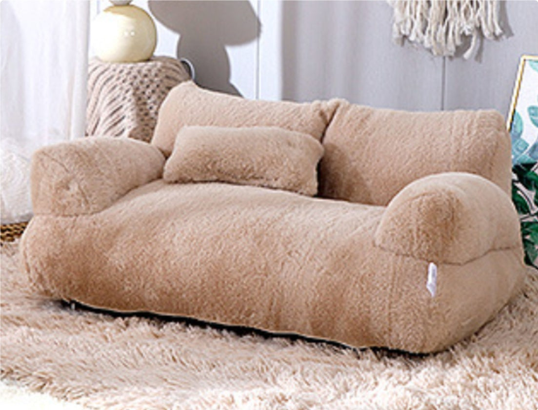 Luxury Cat Bed Sofa Winter Warm Cat Nest Pet Bed for Small Medium uncategorized / needs cleanup with nature-inspired artwork - product view 8