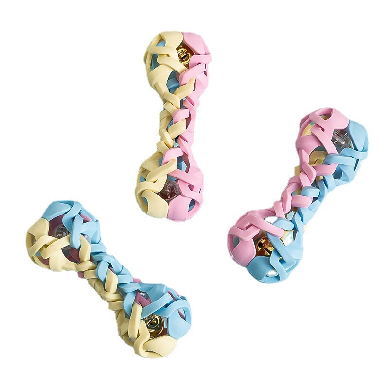 Dog Toy Macaron Woven Toy uncategorized / needs cleanup with nature-inspired artwork - product view 5
