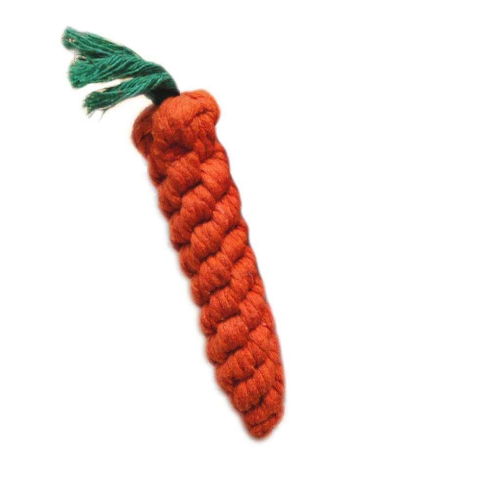 Pet Carrot Cotton Rope Modeling Toy uncategorized / needs cleanup with nature-inspired artwork - product view 5