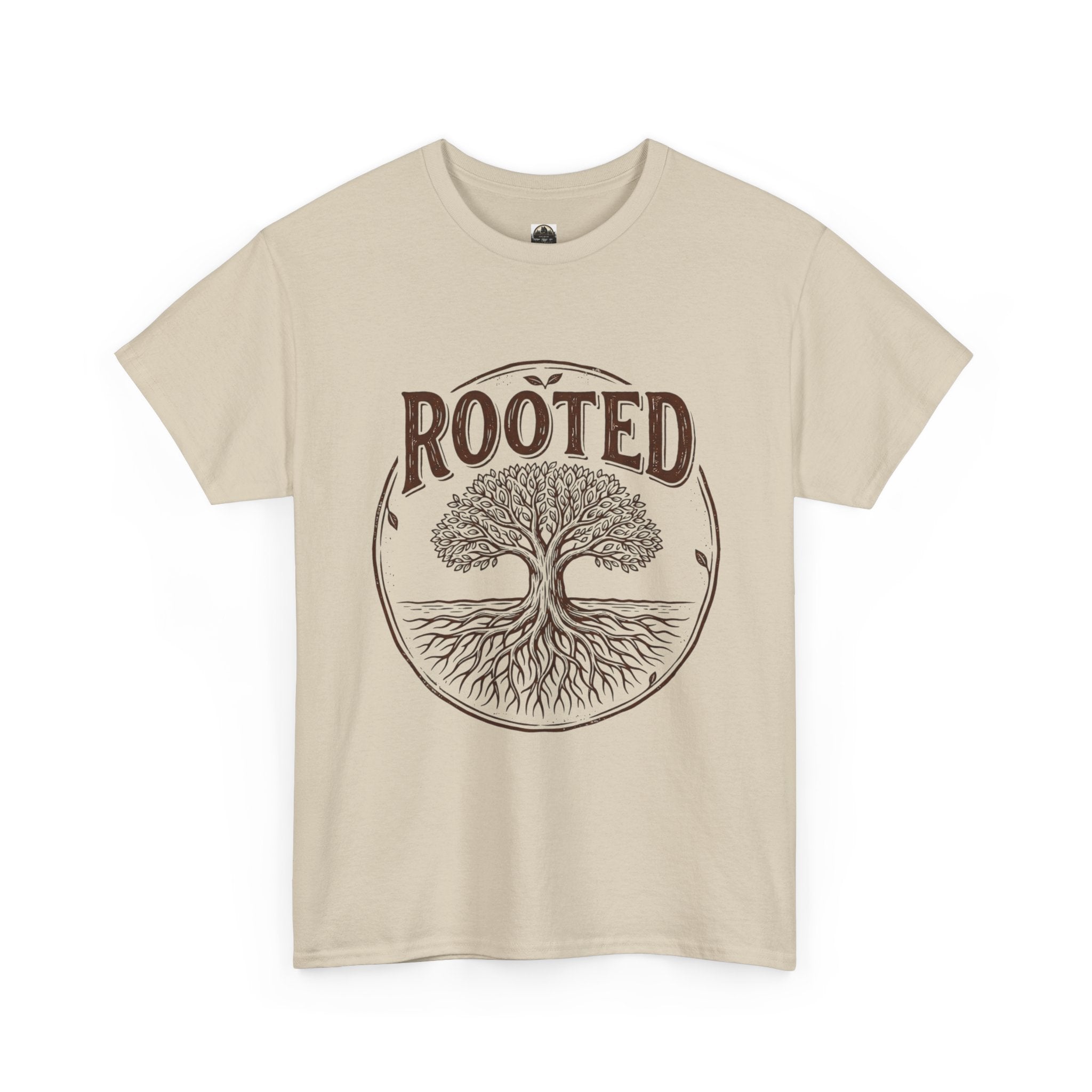 Rooted T t-shirt with nature-inspired artwork - product view 22