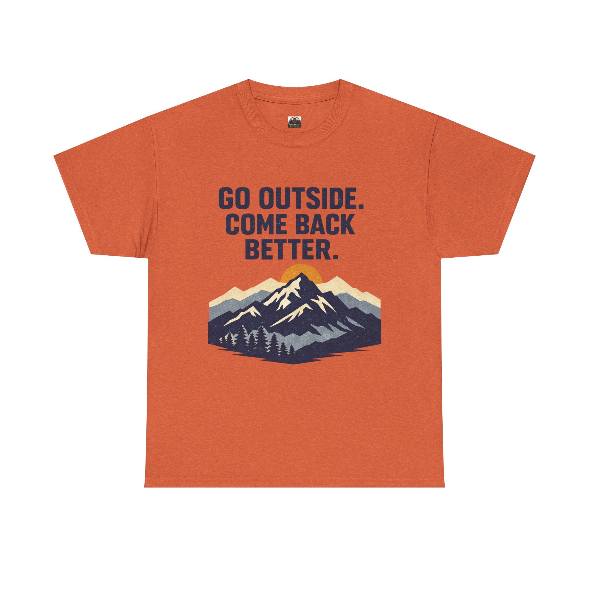 Go Outside Come Back Better T t-shirt with nature-inspired artwork - product view 5