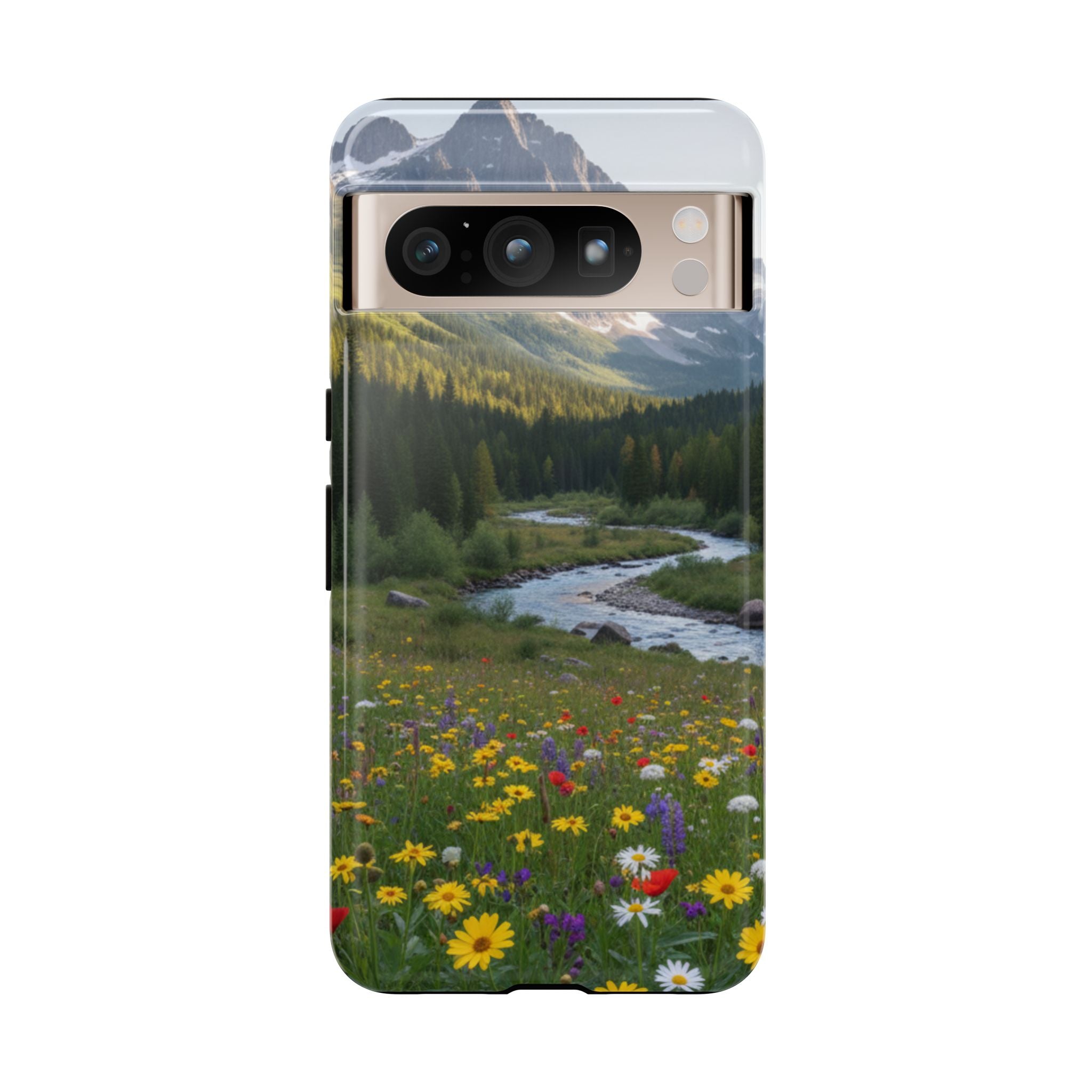 Mountain Meadow Phone Case phone case with nature-inspired artwork - product view 38