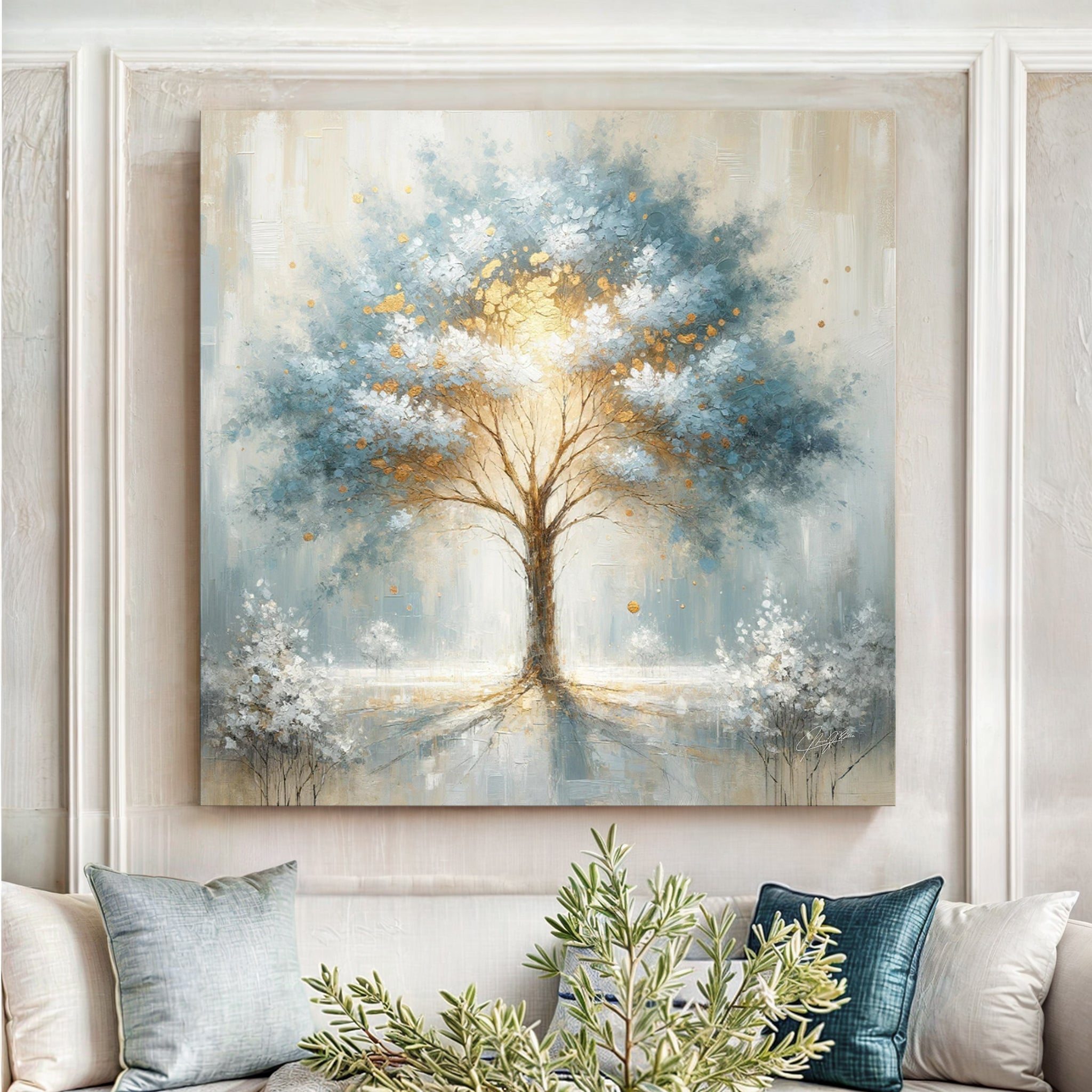 Canvas Print: Mystic Tree wall art with nature-inspired artwork