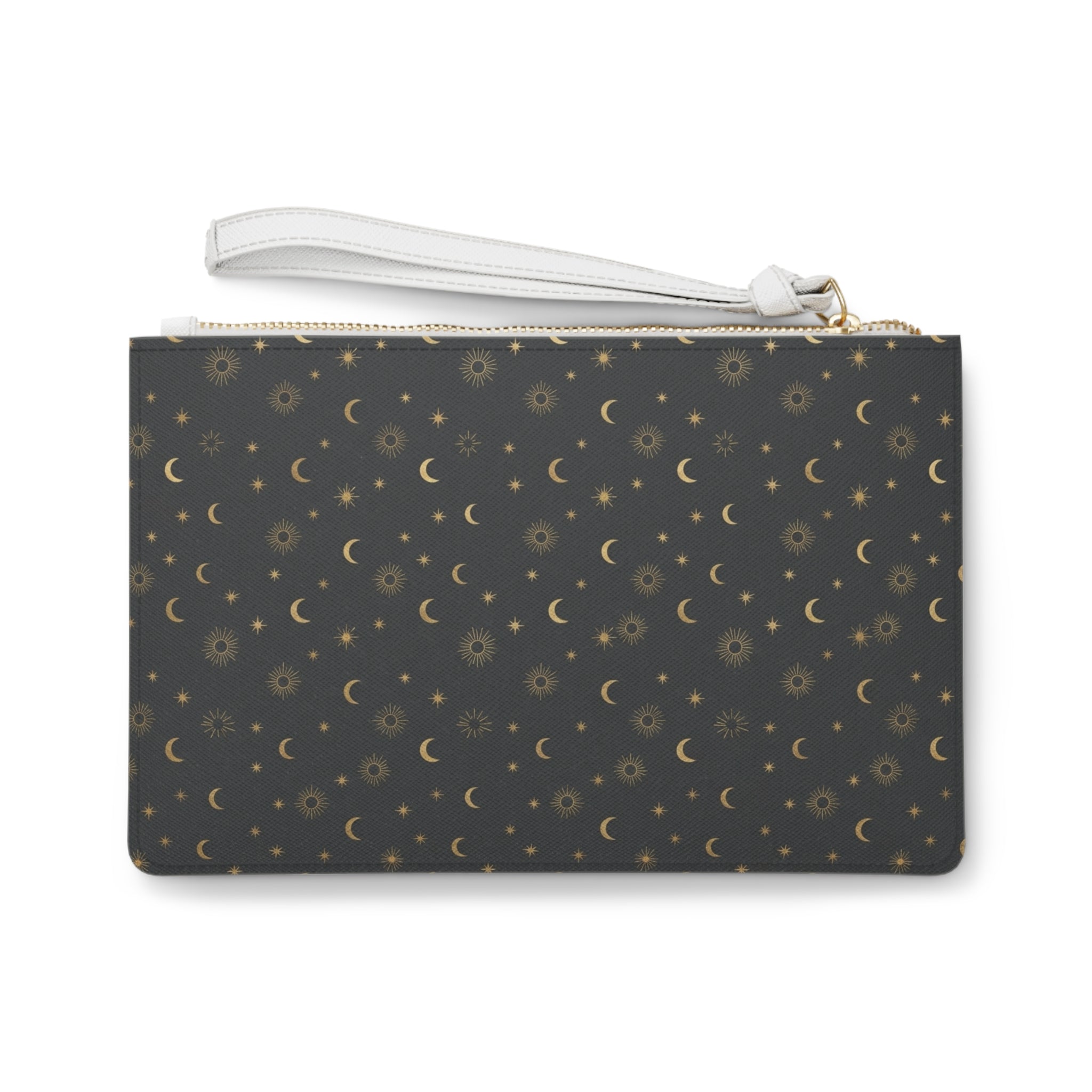Golden Moon and Star Makeup Bag