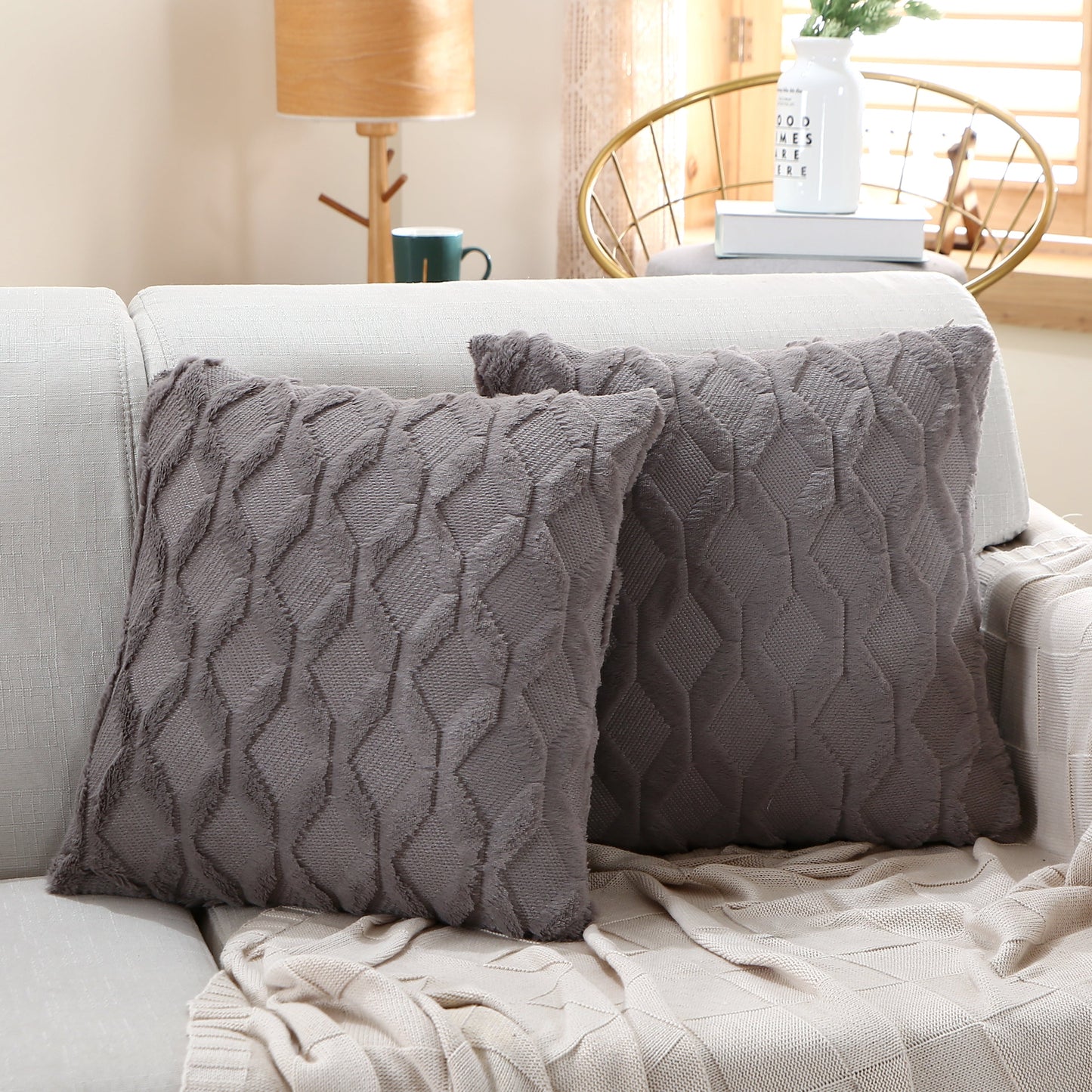 18"x18" Throw Pillow Full Set of Cover and Insert Wide Variety Of pillow cover with nature-inspired artwork - product view 14