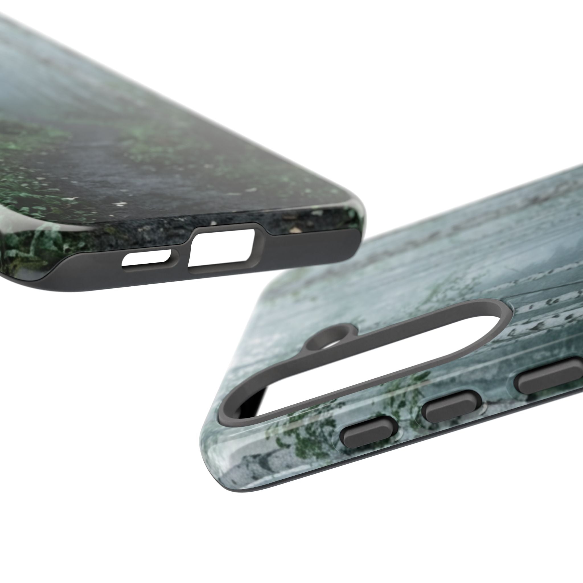 Twilight Birch Tree Path Phone Case