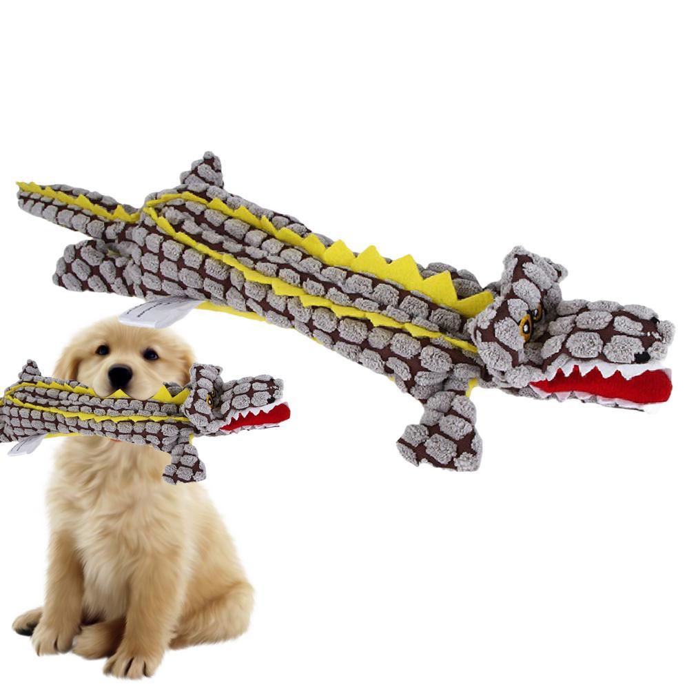 Plush Dog Toy Animals Shape Bite Resistant Squeaky Toys Corduroy Dog uncategorized / needs cleanup with nature-inspired artwork - product view 9