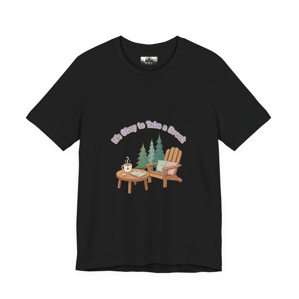 Mental Health Awareness T t-shirt with nature-inspired artwork - product view 6