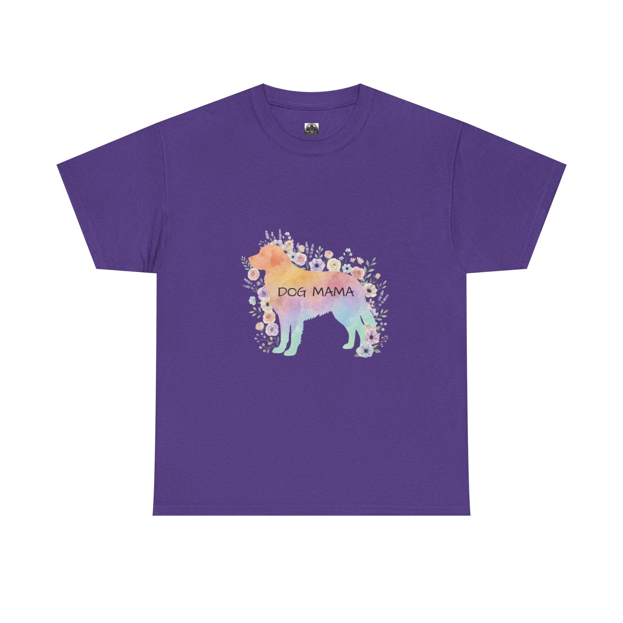 Dog Mama Pastel T t-shirt with nature-inspired artwork - product view 11