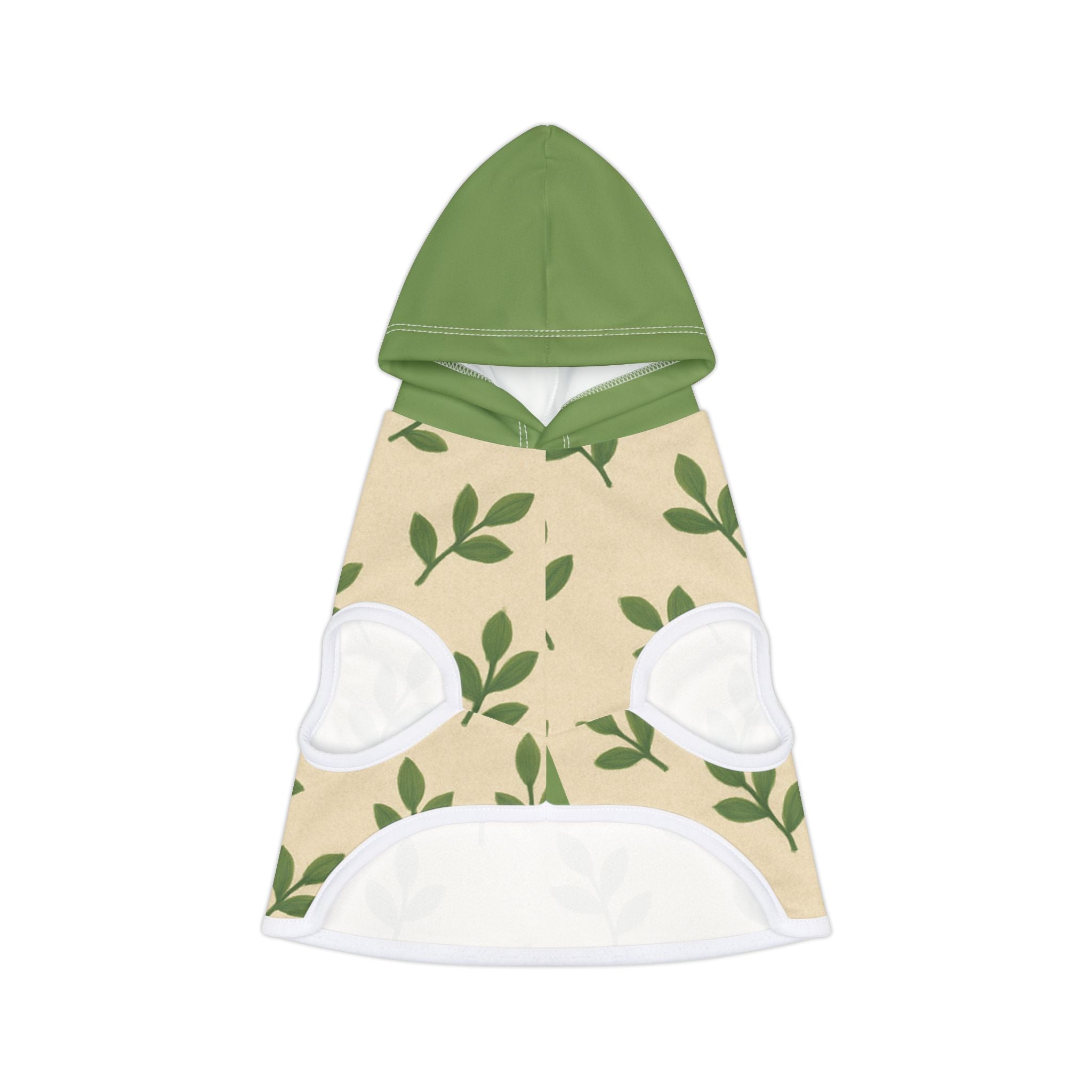 Tranquil Leaf Pet Hoodie pets with nature-inspired artwork - product view 4