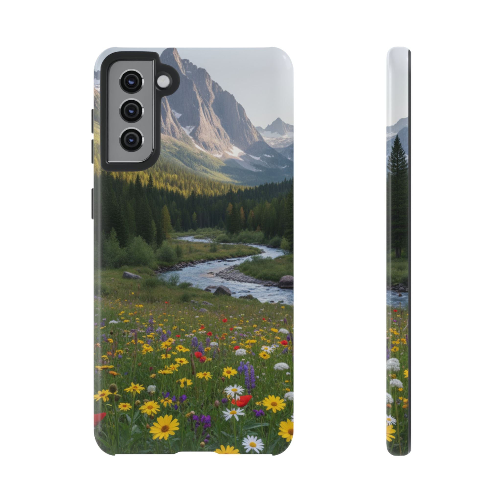 Mountain Meadow Phone Case phone case with nature-inspired artwork - product view 18