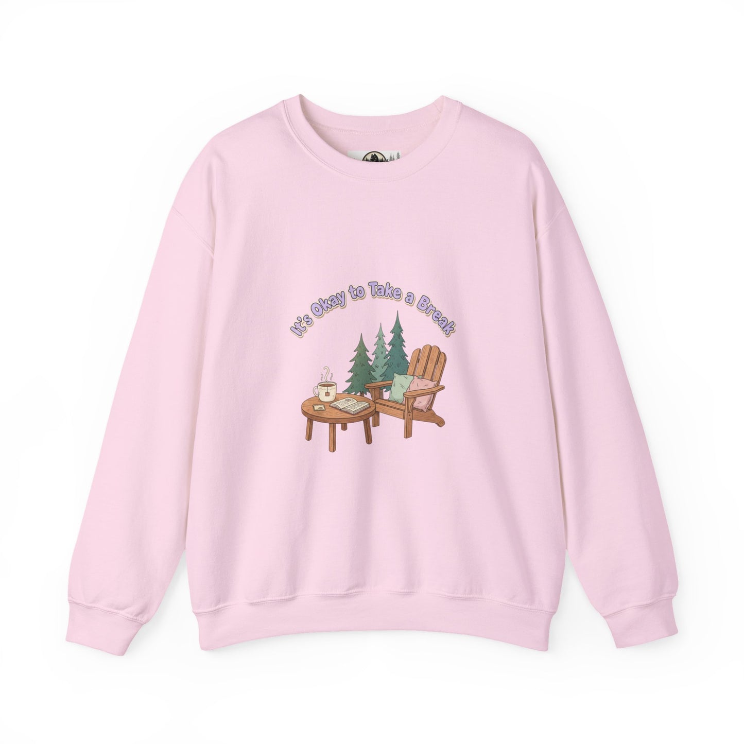 Mental Health Awareness Sweatshirt — "It's Okay to Take a Break"