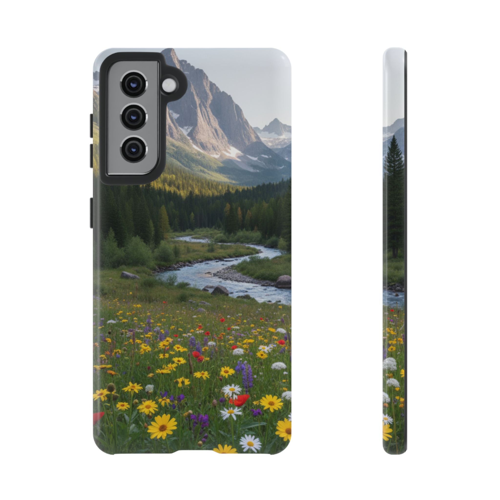 Mountain Meadow Phone Case phone case with nature-inspired artwork - product view 17