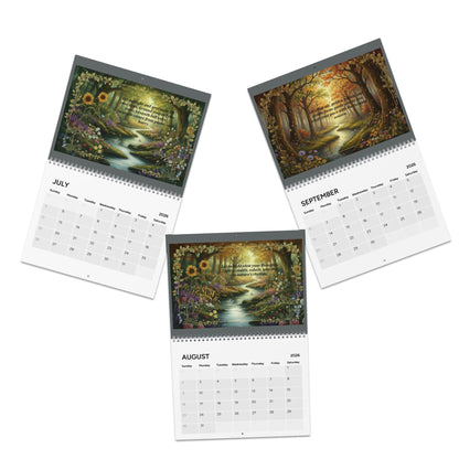 Nature's Embrace Calendar () calendar with nature-inspired artwork - product view 5