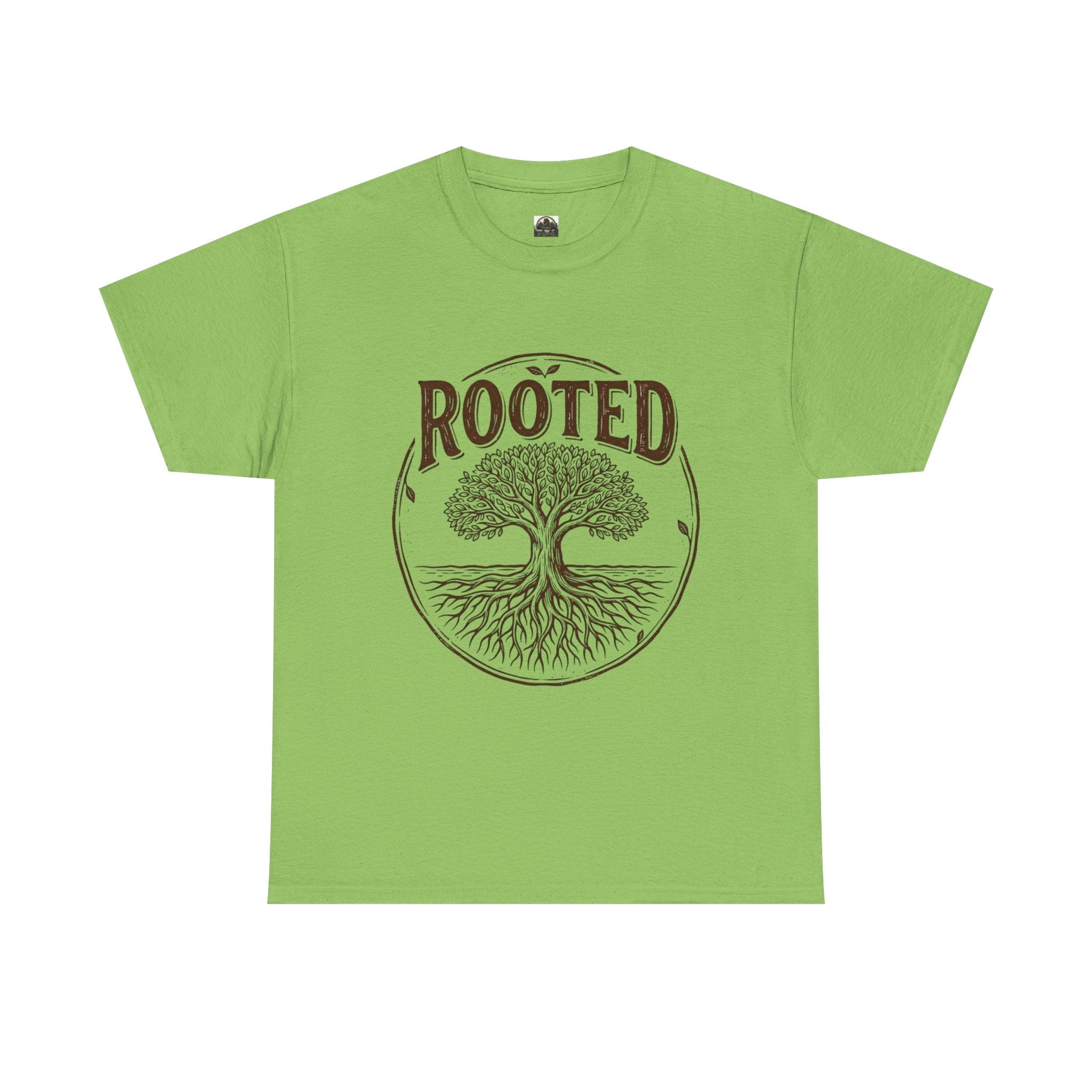 Rooted T t-shirt with nature-inspired artwork - product view 8