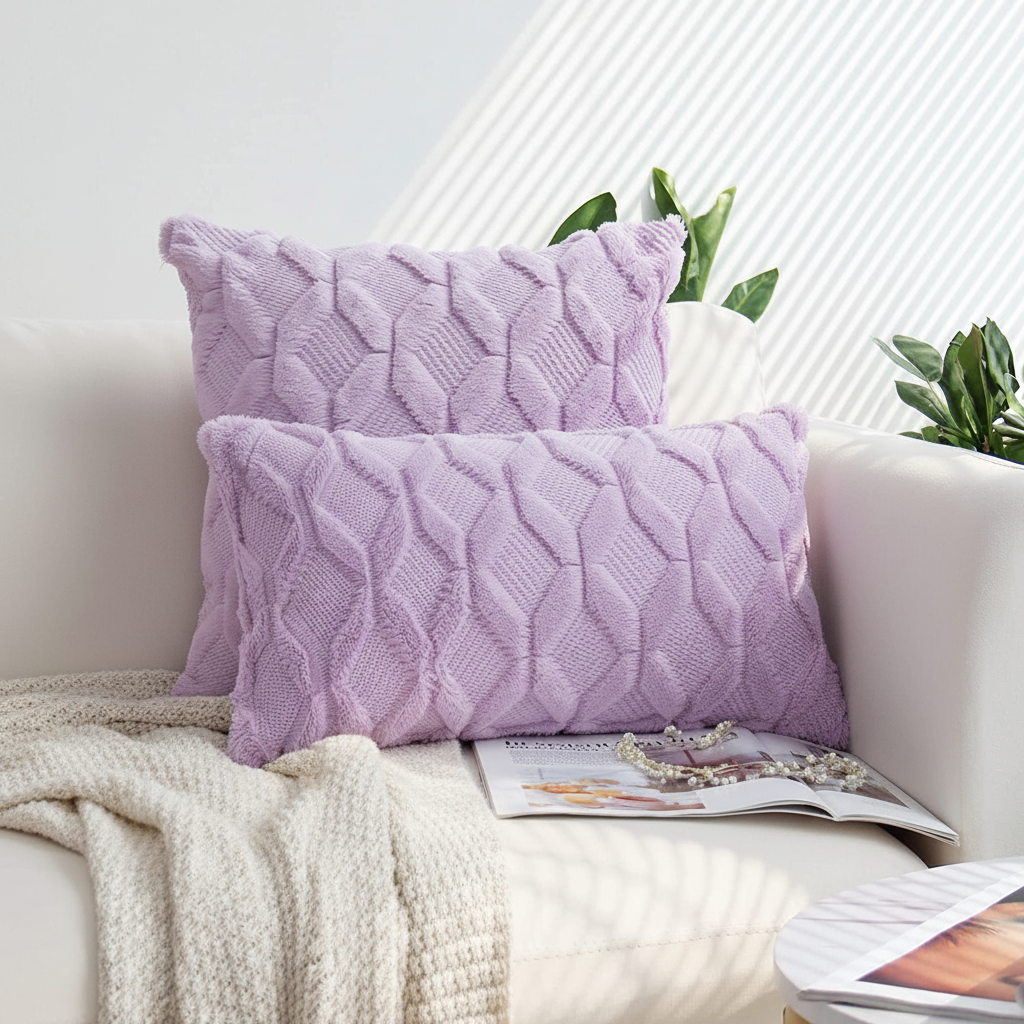 Pack of 2 Bundle One 18"x18" with a Matching Color of One 12"x20" pillow cover with nature-inspired artwork - product view 14