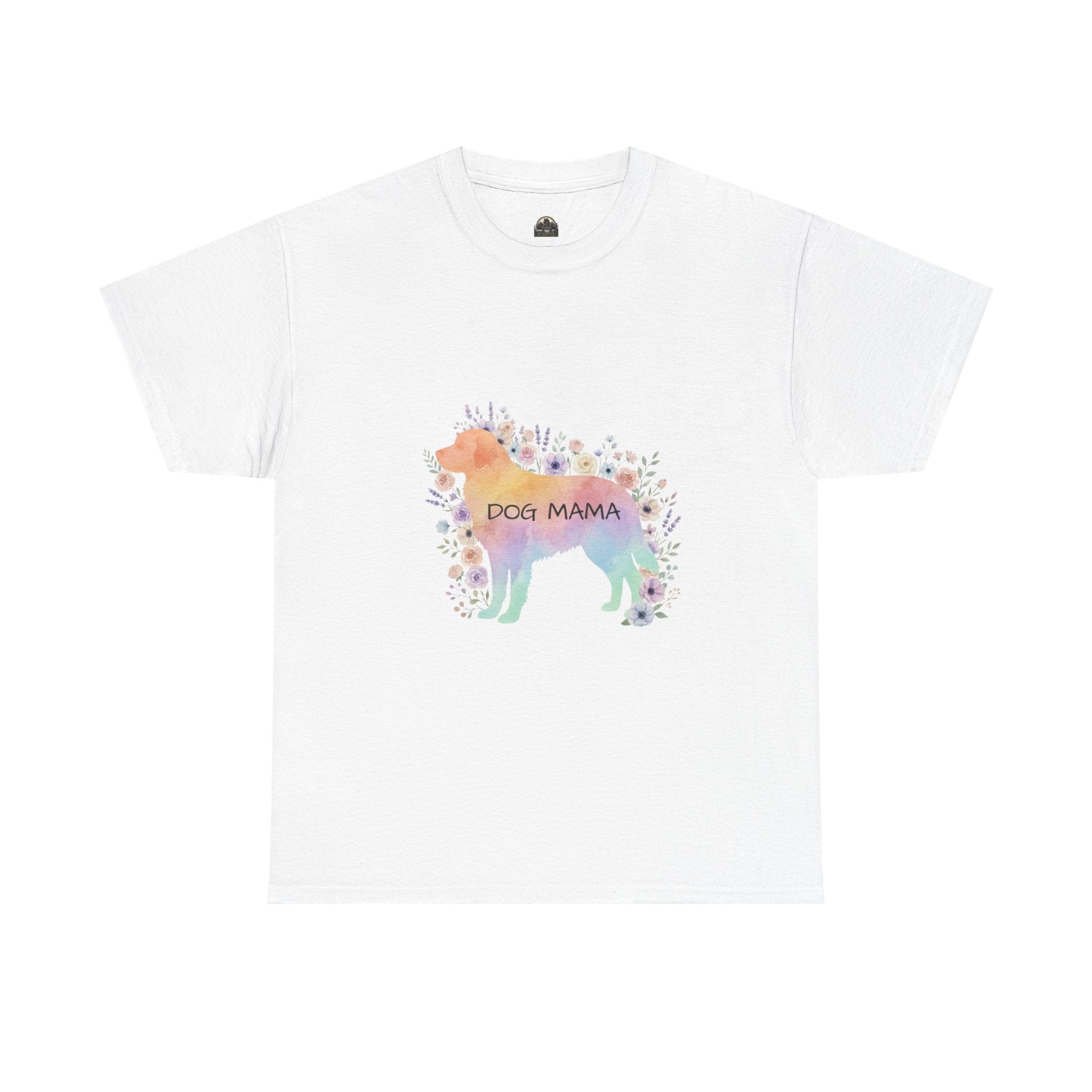 Dog Mama Pastel T t-shirt with nature-inspired artwork - product view 3