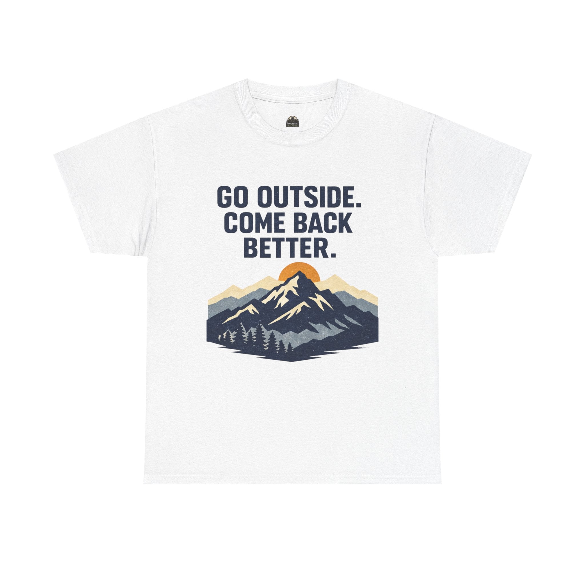 Go Outside Come Back Better T t-shirt with nature-inspired artwork - product view 13