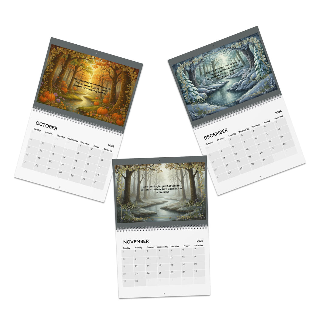 Nature's Embrace Calendar () calendar with nature-inspired artwork - product view 6