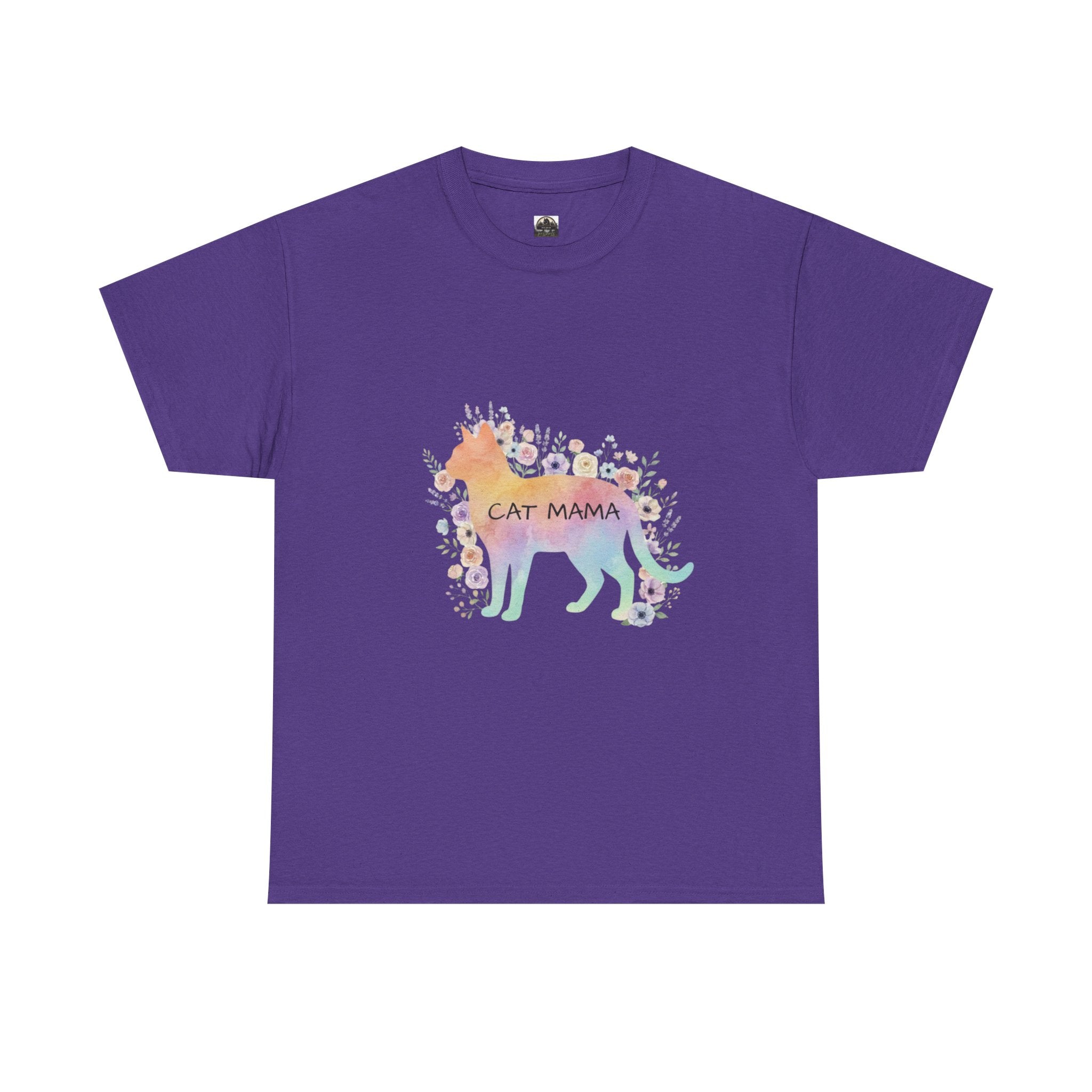 Cat Mama T t-shirt with nature-inspired artwork - product view 11