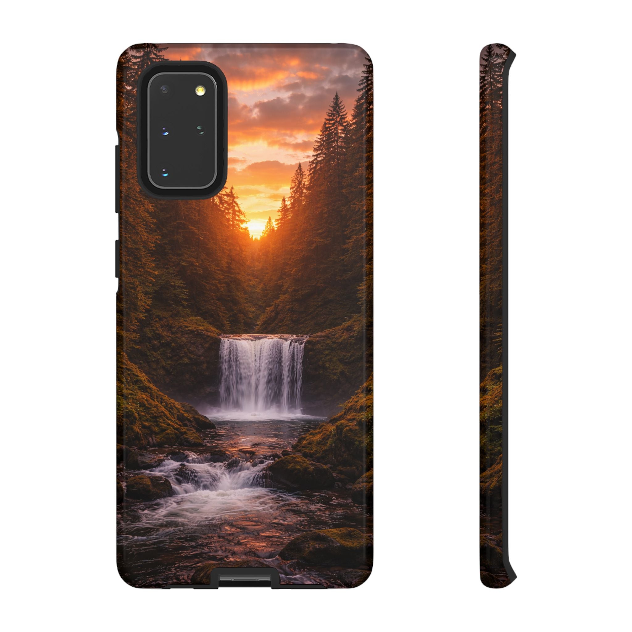 Evergreen Waterfall Phone Case phone case with nature-inspired artwork - product view 15