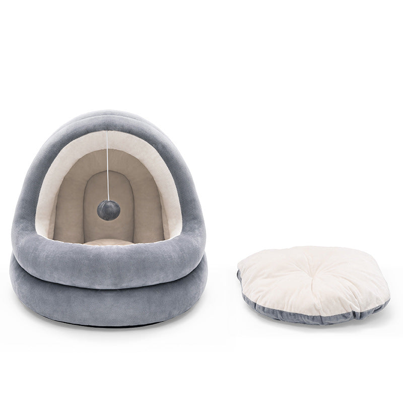 High Quality Cat House Beds Kittens Pet Sofa Mats uncategorized / needs cleanup with nature-inspired artwork - product view 3