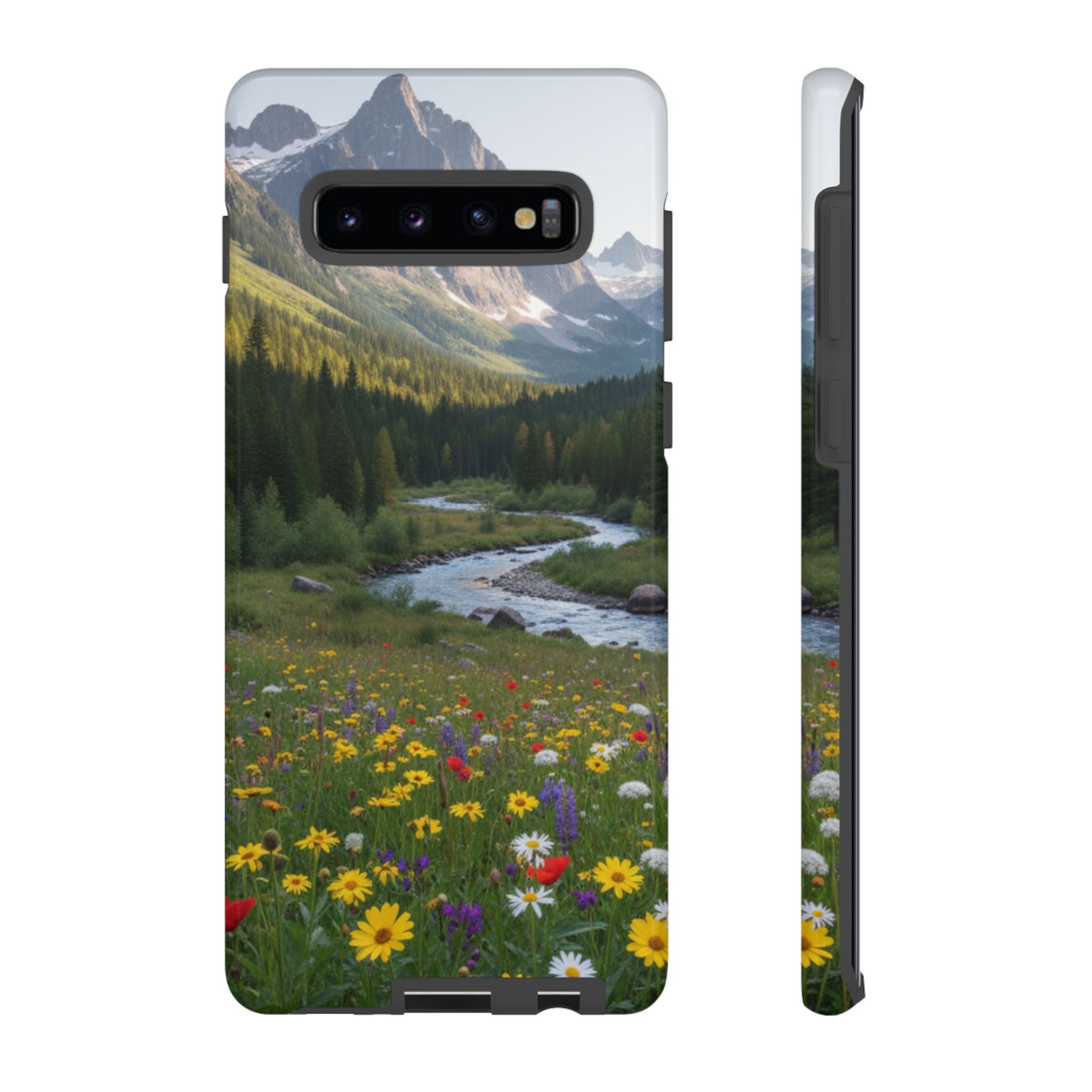 Mountain Meadow Phone Case phone case with nature-inspired artwork - product view 12