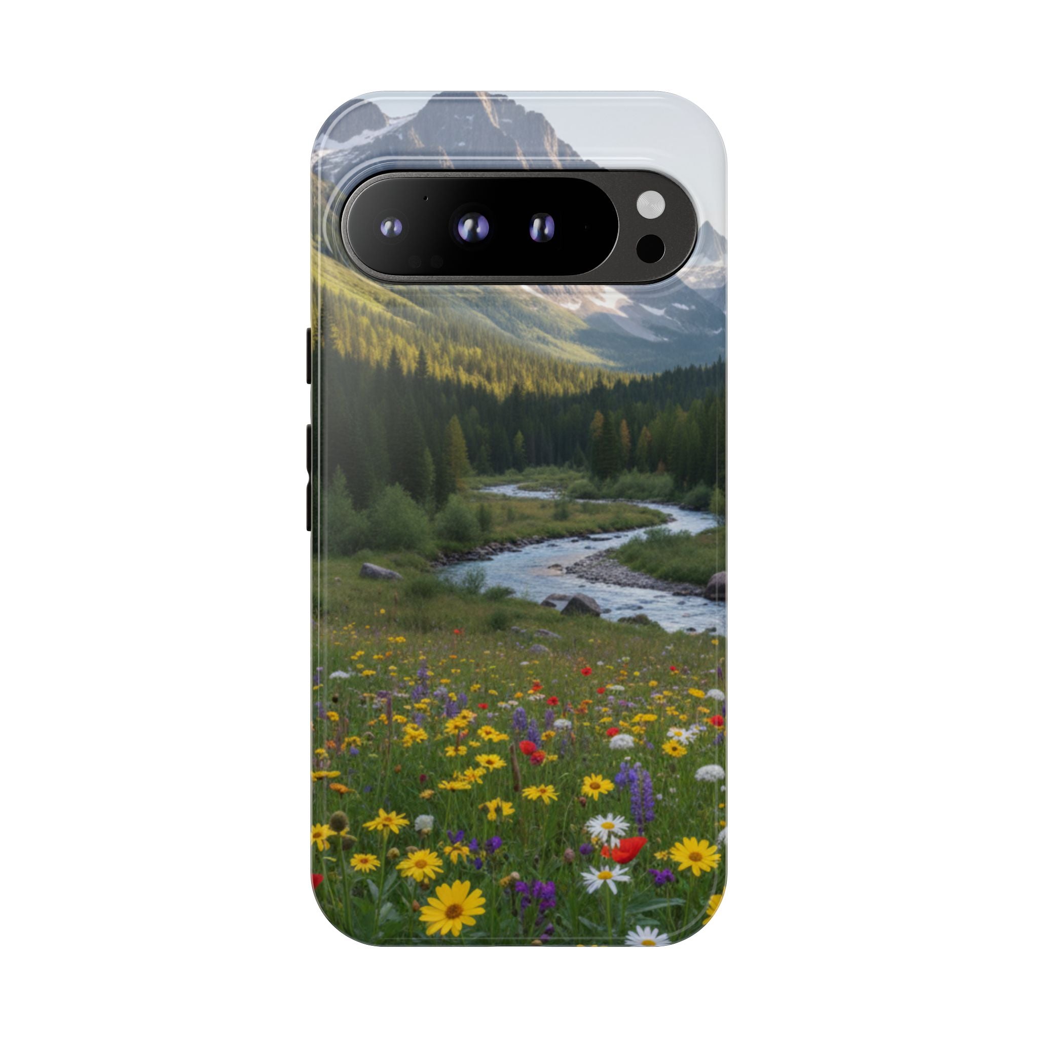 Mountain Meadow Phone Case phone case with nature-inspired artwork - product view 44