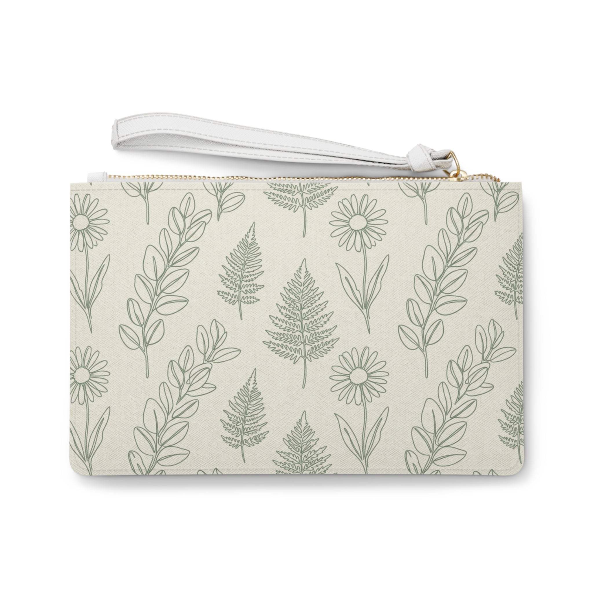 Botanical Print Makeup Bag