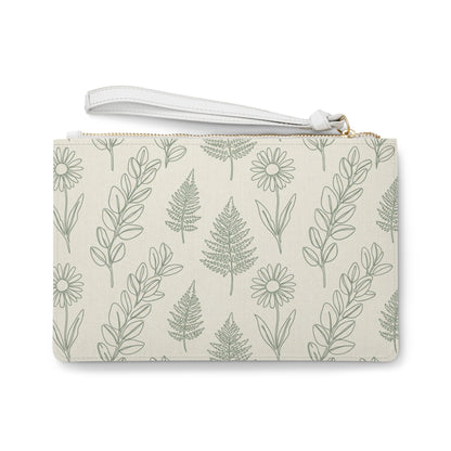 Botanical Print Makeup Bag