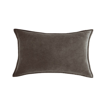 Luxe Velvet Lumbar Pillow 19 Colors Classic Flange Edge Elegant Solid pillow cover with nature-inspired artwork - product view 10