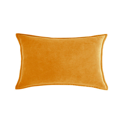 Luxe Velvet Lumbar Pillow 19 Colors Classic Flange Edge Elegant Solid pillow cover with nature-inspired artwork - product view 13