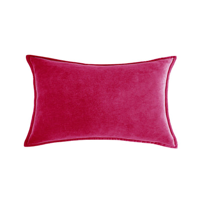 Luxe Velvet Lumbar Pillow 19 Colors Classic Flange Edge Elegant Solid pillow cover with nature-inspired artwork - product view 15