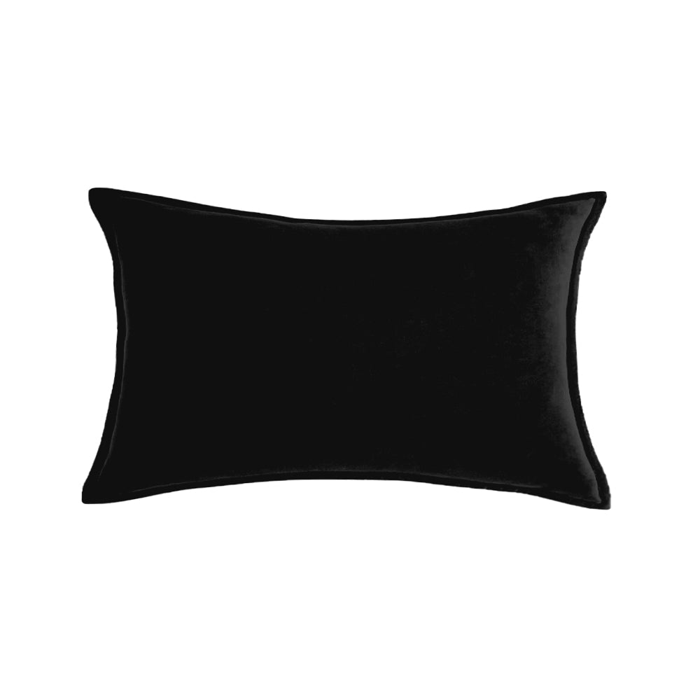 Luxe Velvet Lumbar Pillow 19 Colors Classic Flange Edge Elegant Solid pillow cover with nature-inspired artwork - product view 19