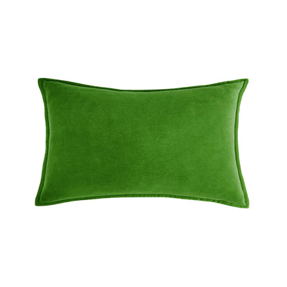 Luxe Velvet Lumbar Pillow 19 Colors Classic Flange Edge Elegant Solid pillow cover with nature-inspired artwork - product view 8