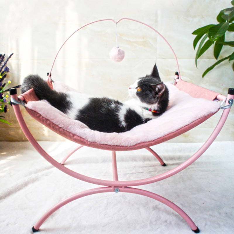 Four Seasons Universal Cat Recliner Cat Bed uncategorized / needs cleanup with nature-inspired artwork - product view 4