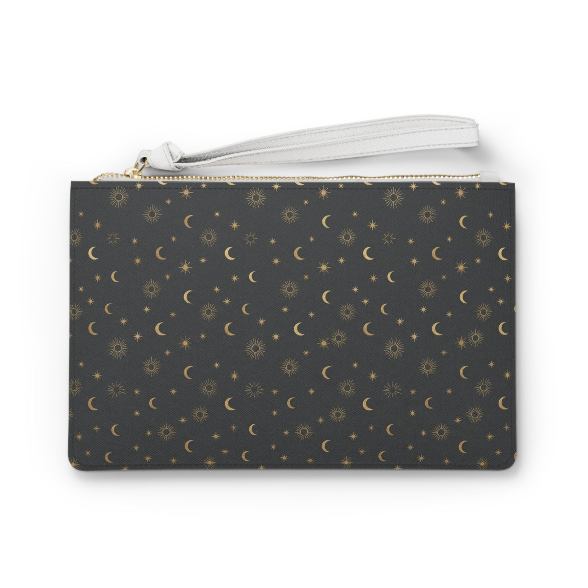 Golden Moon and Star Makeup Bag