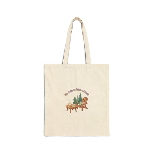 Mental Health Awareness Tote Bag — "It's Okay to Take a Break"