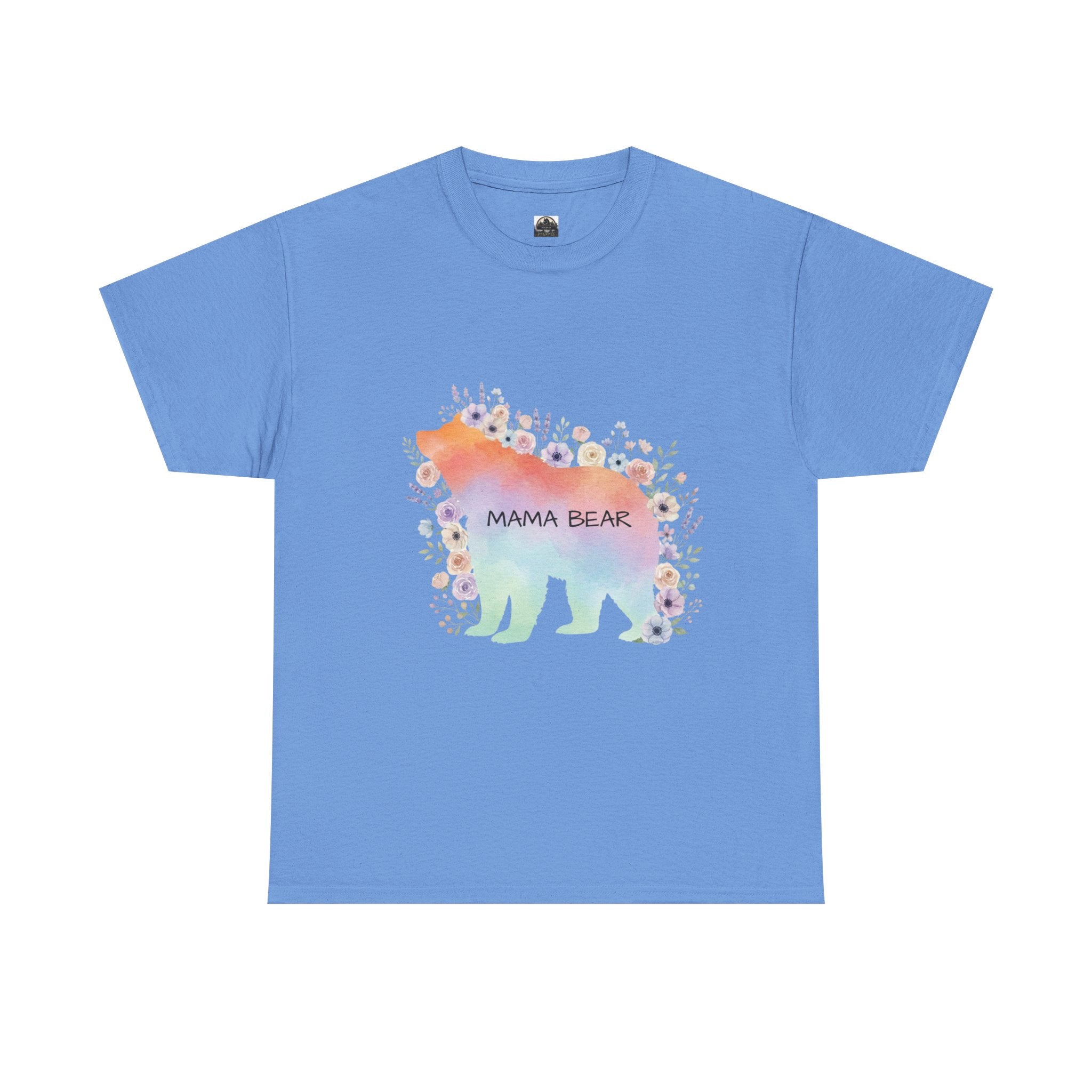 Mama Bear Pastel T t-shirt with nature-inspired artwork - product view 7