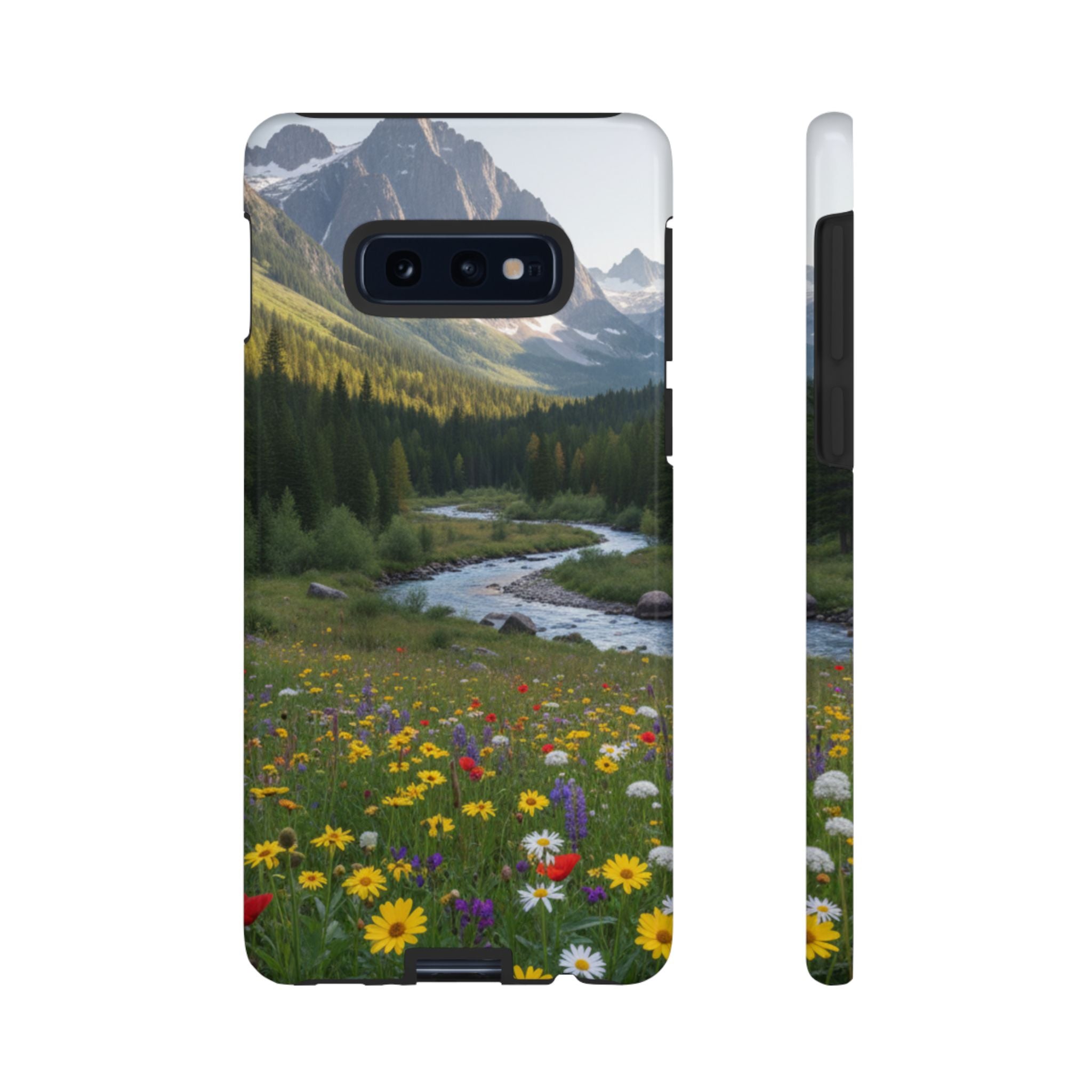 Mountain Meadow Phone Case phone case with nature-inspired artwork - product view 11